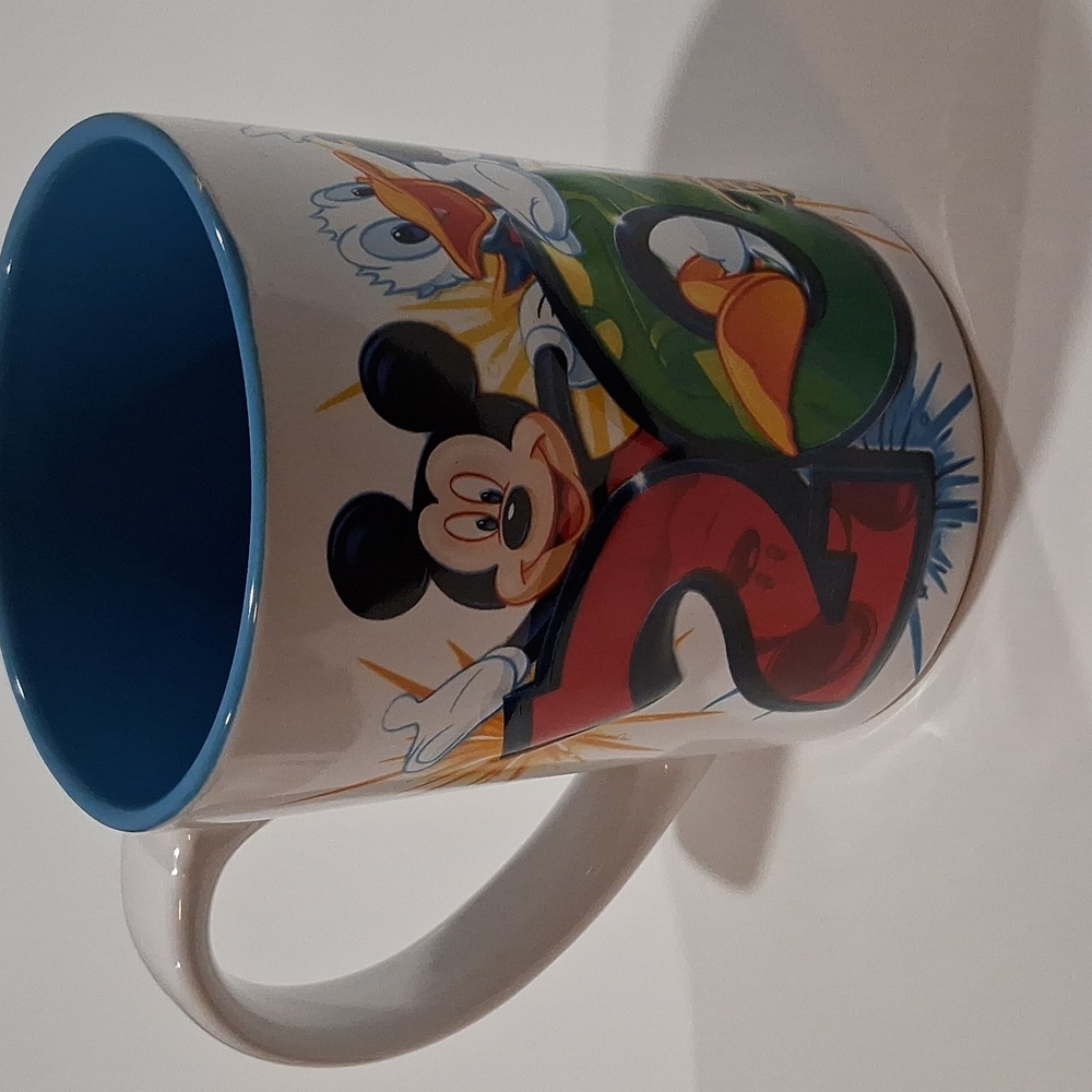 Disney Mug with Mickey and Donald - Disney World Coffee Mug - Picture 1 of 7